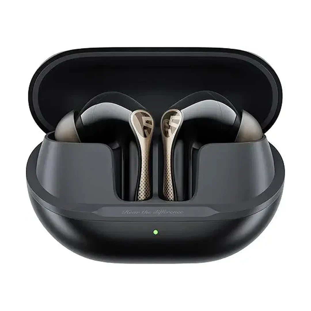 SOUNDPEATS Air5 Pro+ Hybrid Driver Wireless Earbuds, xMEMS & Aptos Class-H Amplifier, LDAC & aptX Lossless, Hi-Res Audio Wireless Certified, 55dB Adaptive ANC, Bluetooth 5.4, Fast Charging