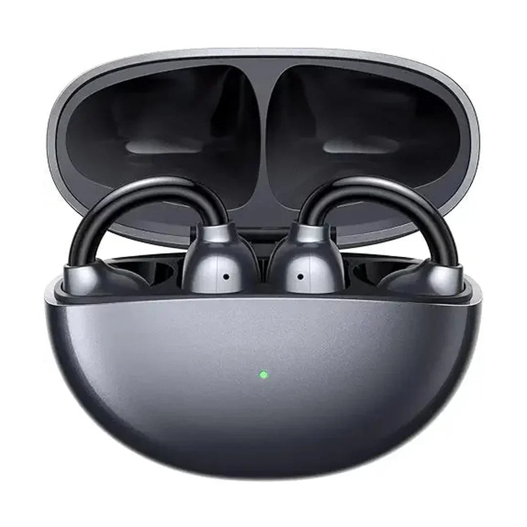 UGREEN ClipBuds, Open-ear Wireless Headphones with 4 Mic Clear Call 12mm Diaphragm Earbuds Clip on Earphones Bluetooth 6.0, App&Touch Control, Lightweight, IPX5 for Fitness, 30H Playtime, iOS&Android