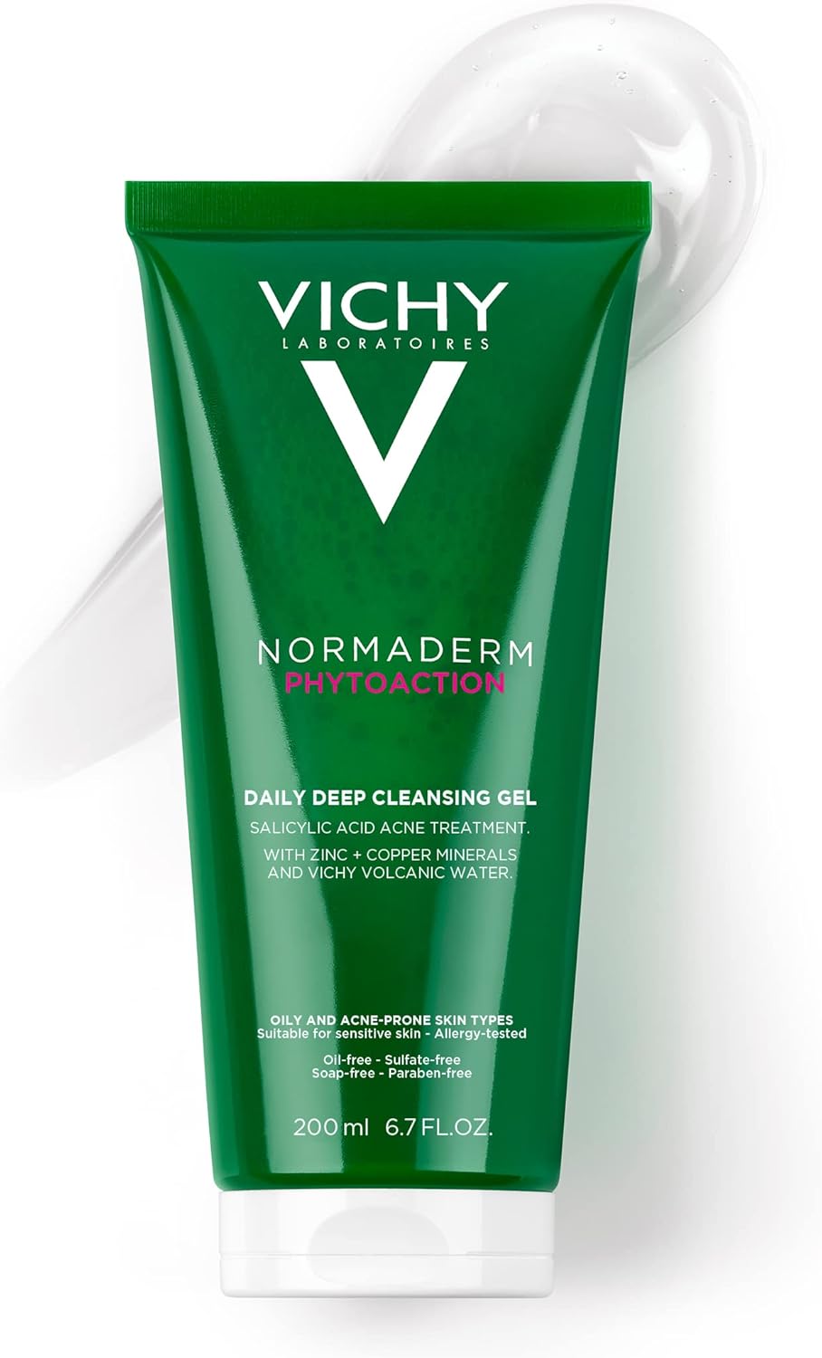 VICHY Normaderm Acne Face Wash – Salicylic Cleanser for Oily Skin