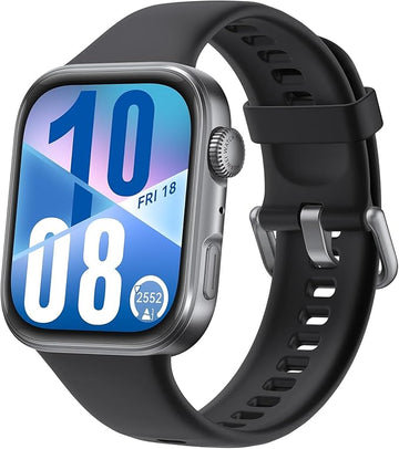 HUAWEI WATCH FIT 4 Smart Watch, 1.82" Display, Fitness & Health Tracker, Emotion Wellbeing Assistant, up to 10-Day Battery Life, iOS&Android, Black, 3 months additional HUAWEI Care
