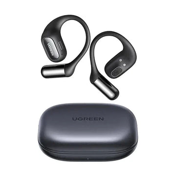 UGREEN FitBuds, Open-ear Headphones with 4 Microphones AI Clear Call Earbuds Adjustable EarHooks Earphones Wireless Bluetooth 6.0 Fast Connect, HiFi Sound, Lightweight, IPX5 for Fitness, 30H Playtime