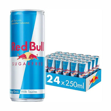 Red Bull Energy Drink, Sugar Free, 250 ml (24 pack)