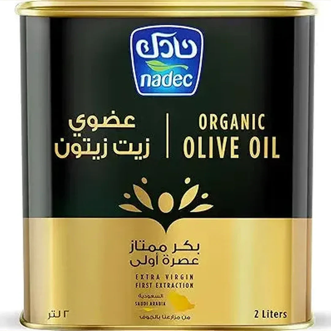 Nadec Organic Extra Virgin Olive Oil, 2 Ltr