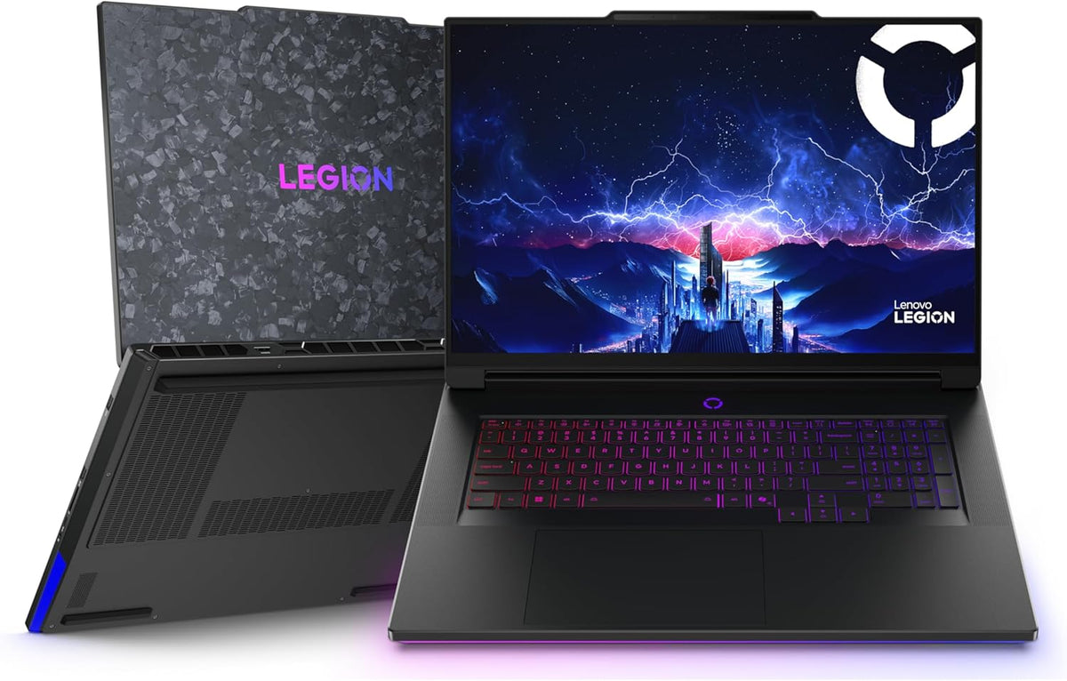 Lenovo Legion 9 18IAX10 AI Gaming Laptop, 18" WQUXGA 440Hz Display, Intel Ultra 9 275HX, 64GB RAM, 4TB SSD, RTX 5090 24GB GDDR7, RGB EN-ARB, Win11, Eclipse Black [83EY0002AX] + 2Y Premium Care
