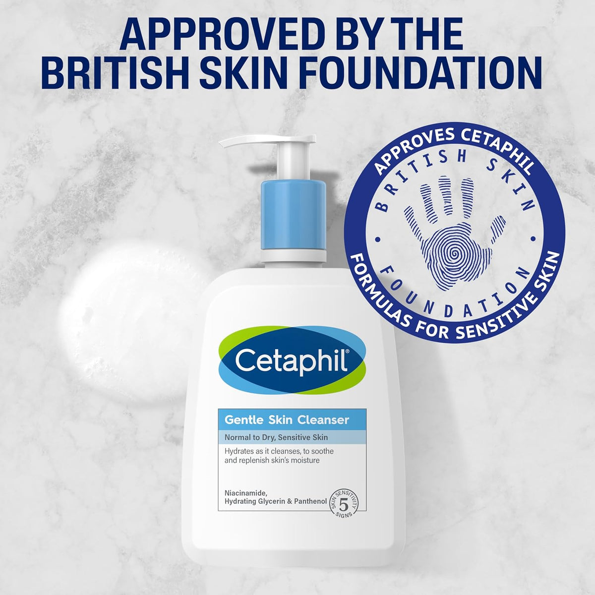 Cetaphil Gentle Skin Cleanser, Face & Body Wash for Dry to Normal, Sensitive Skin, Unscented, 236ml