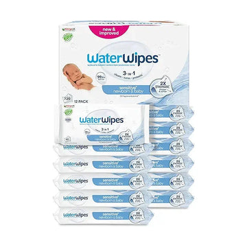 WaterWipes Sensitive, 12X60, 720 Baby Wet Wipes