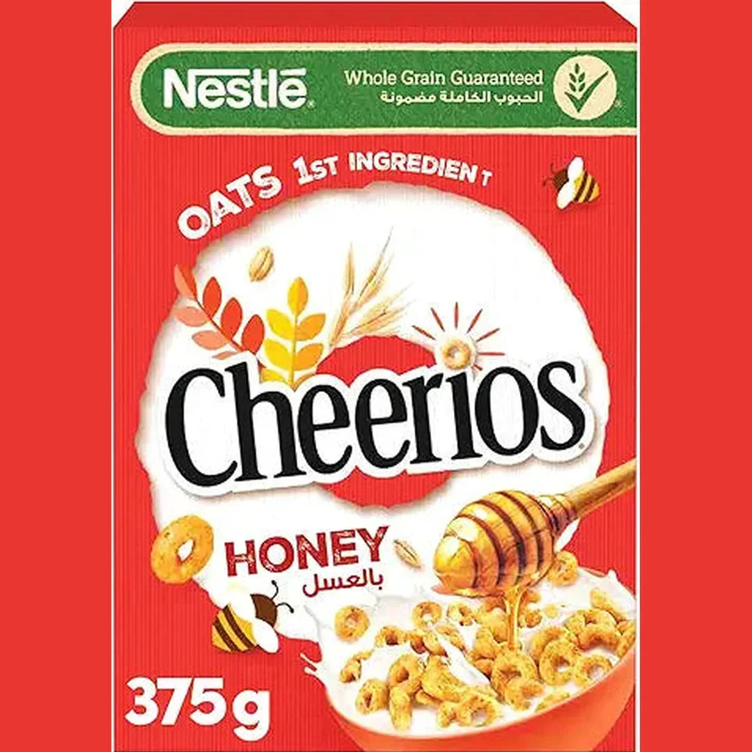 Nestle Honey Cheerios Breakfast Cereal box 375 gm