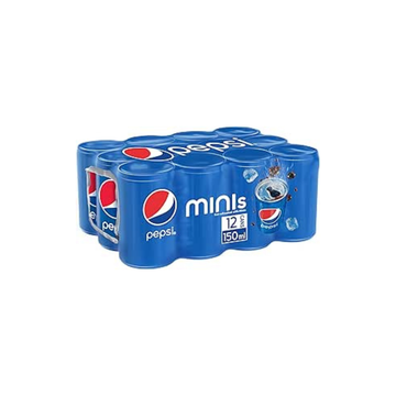 Pepsi Max, Carbonated Soft Drink, 150ml Pack of 12